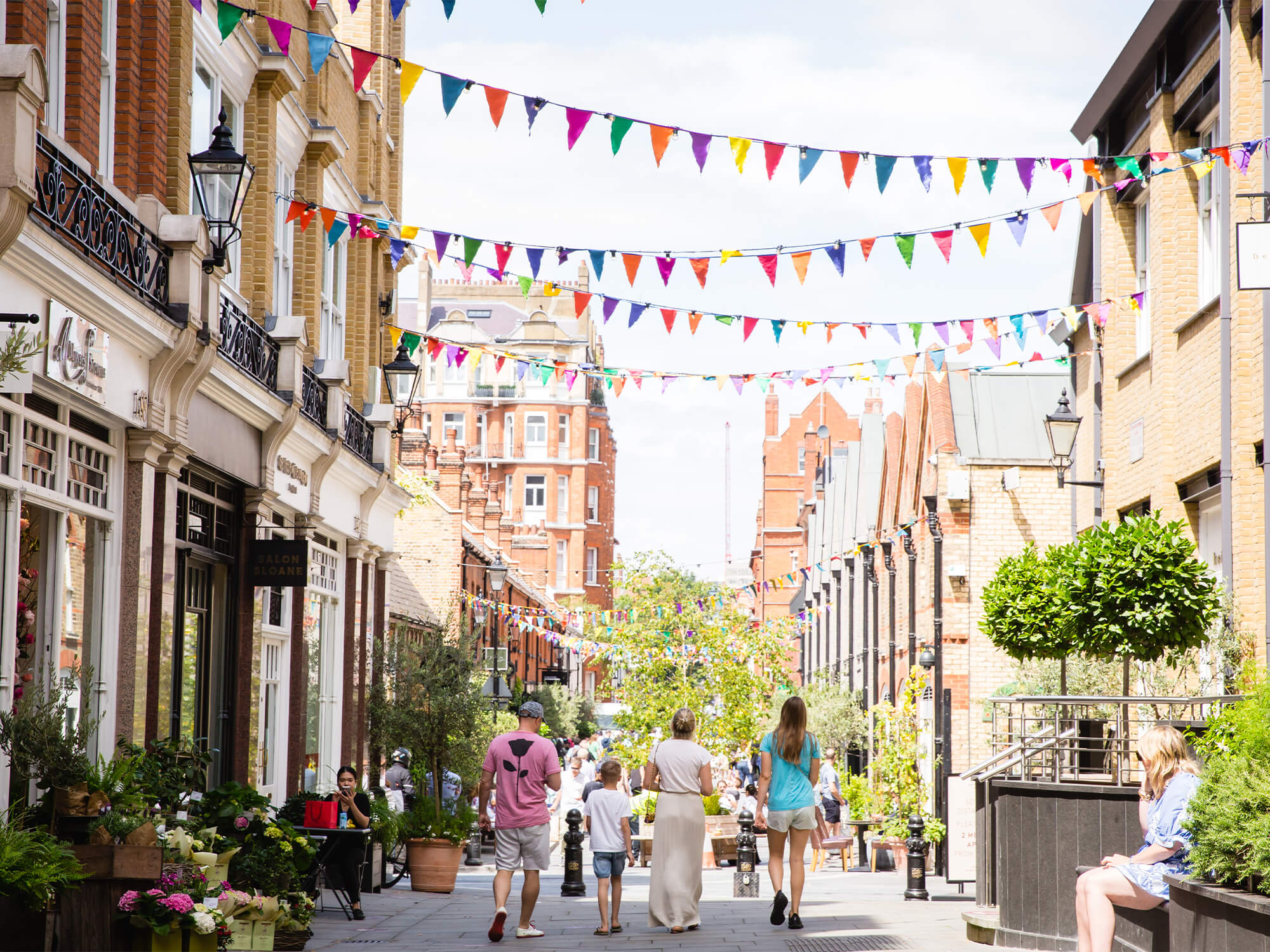 View of Pavilion Road in London