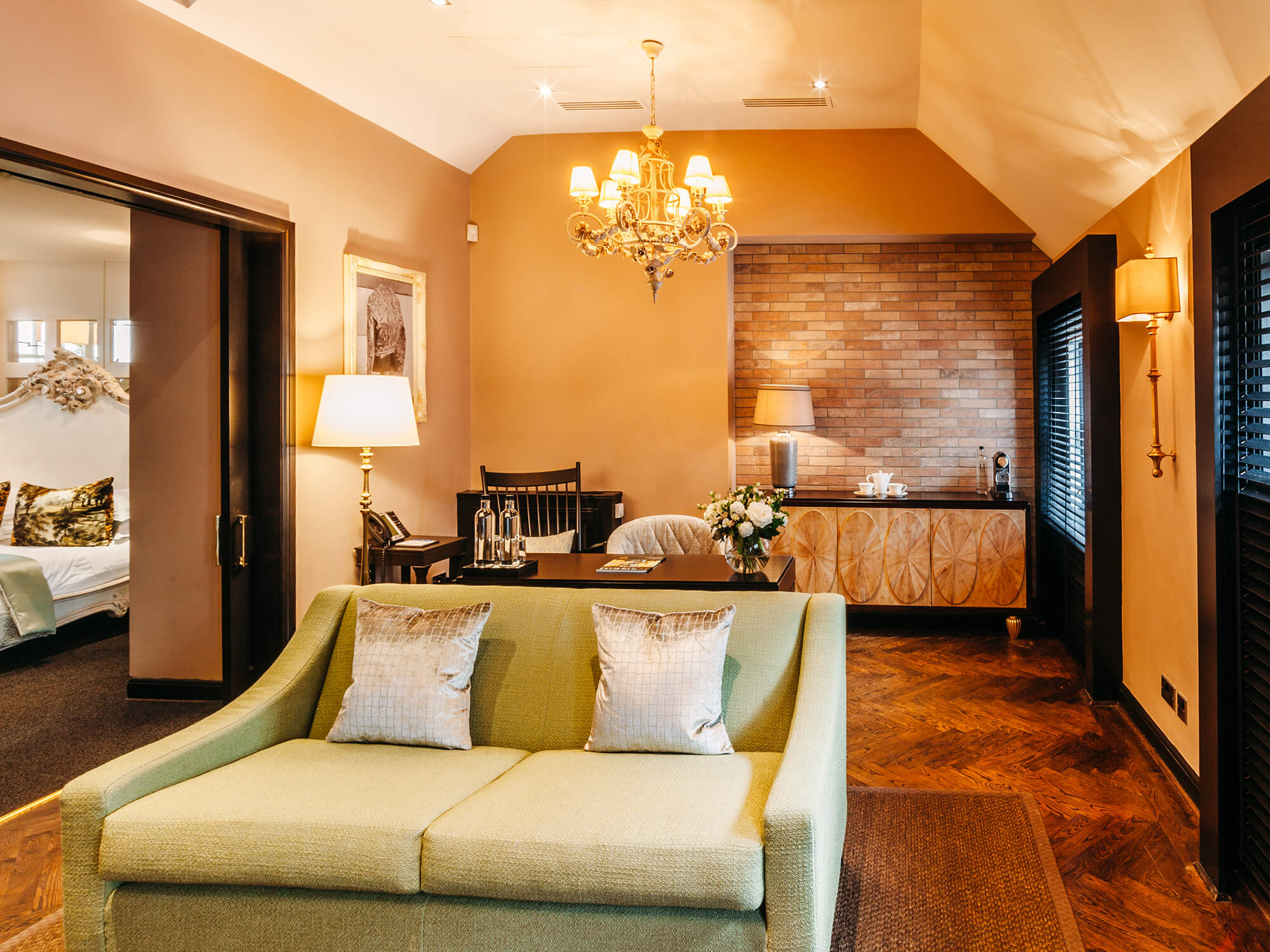 Living room at the Cadogan Suite at 11 Cadogan Gardens chelsea hotel london 